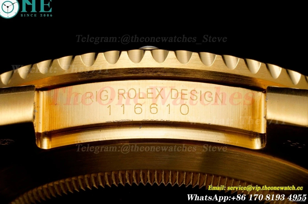 KF VR3135 Black 116618LN 40mm Dot YG YG Wrapped Submariner 0403